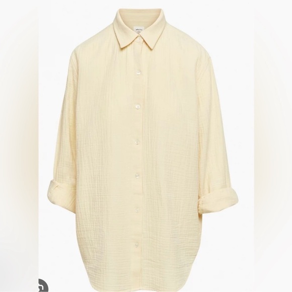 Wilfred Tops - NWT Wilfred Free SAIL Button Up Size Large Color Beige